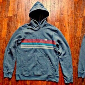 Patagonia Classic Pullover Hoody in Gray with Line Stripes Graphic